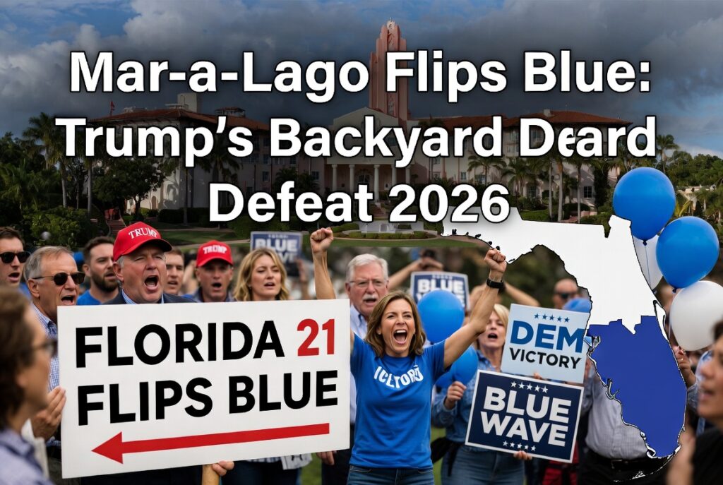 Vitória democrata no distrito de Mar-a-Lago de Trump: derrota esmagadora no quintal republicano