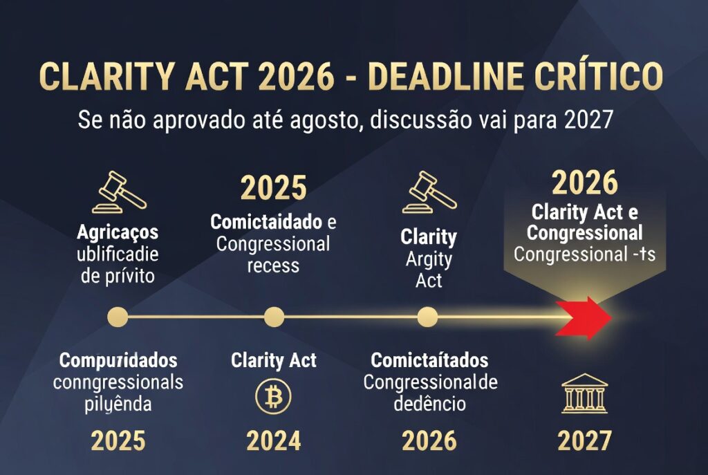 Imagem 1 – Linha do Tempo e Deadline do CLARITY Act