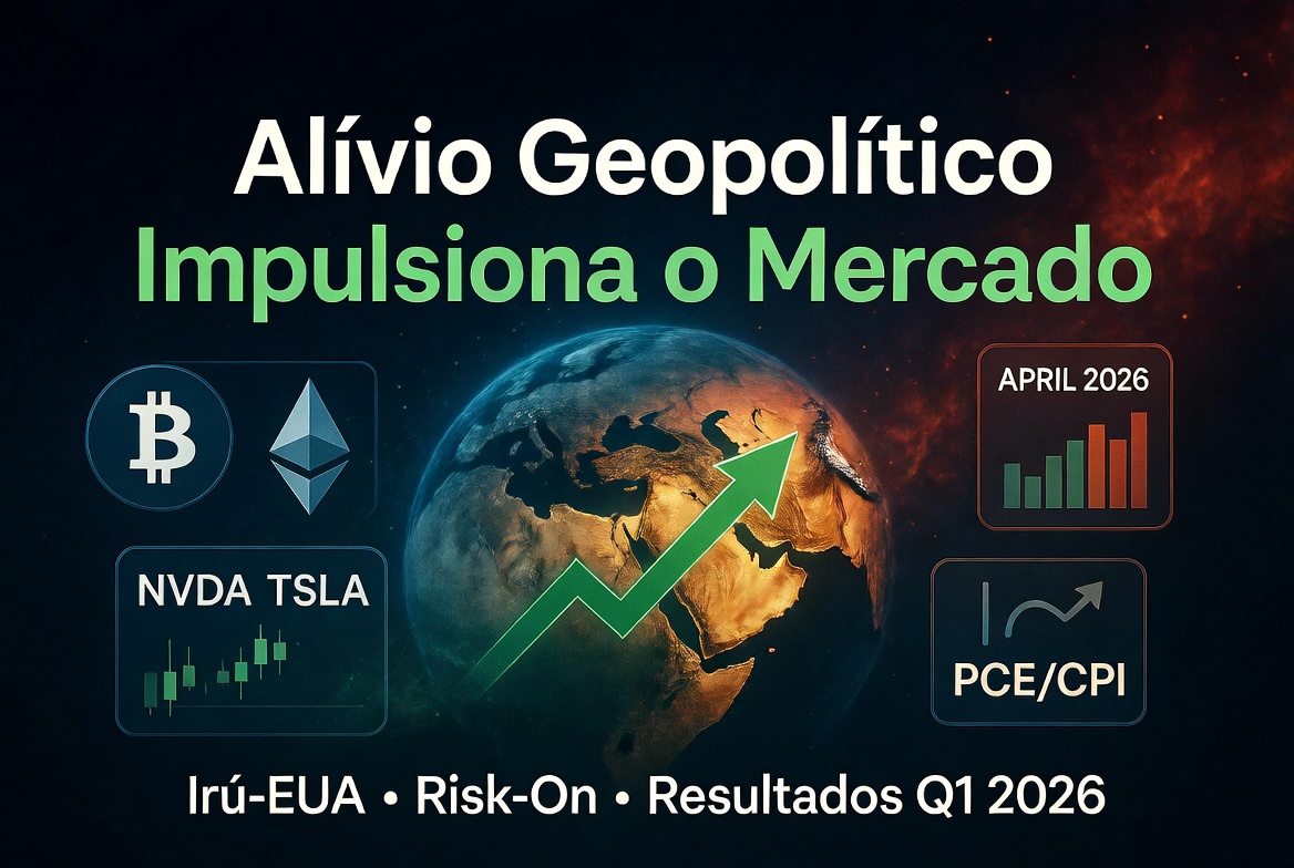 Alívio Geopolítico Impulsiona o Mercado: Irã-EUA, Sentimento Risk-On e Temporada de Resultados em Destaque no Início de Abril de 2026